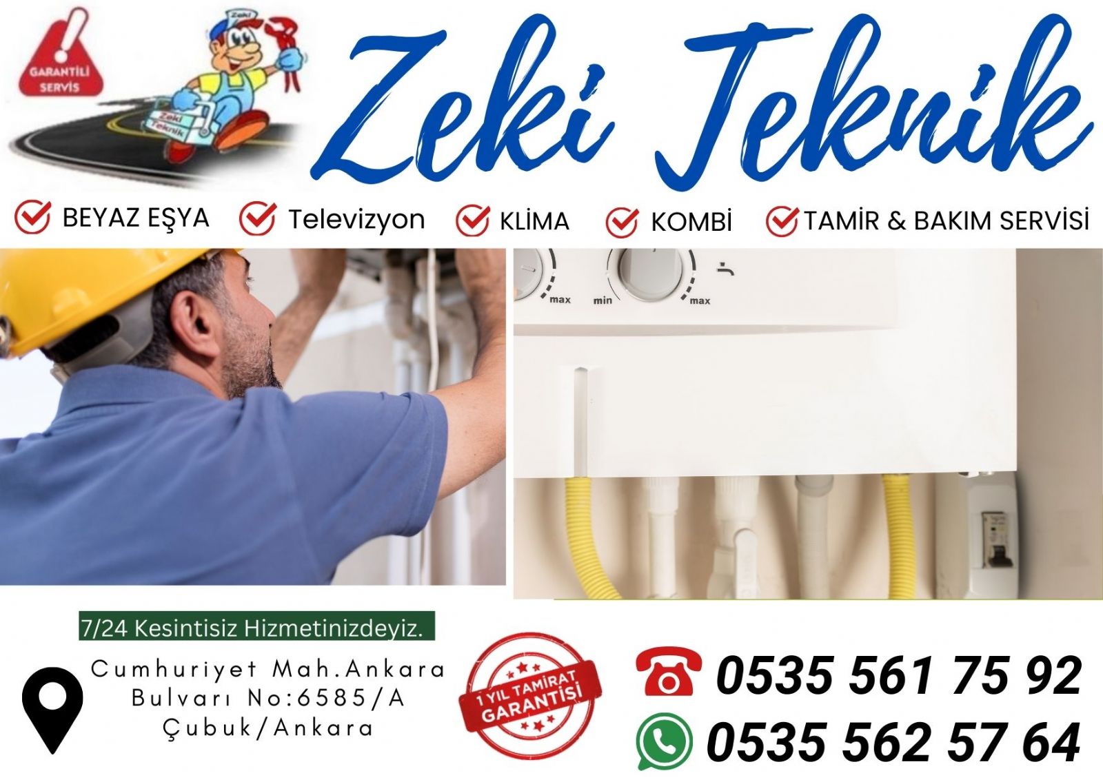 Çubuk Kombi Bakımı Petek Temizleme